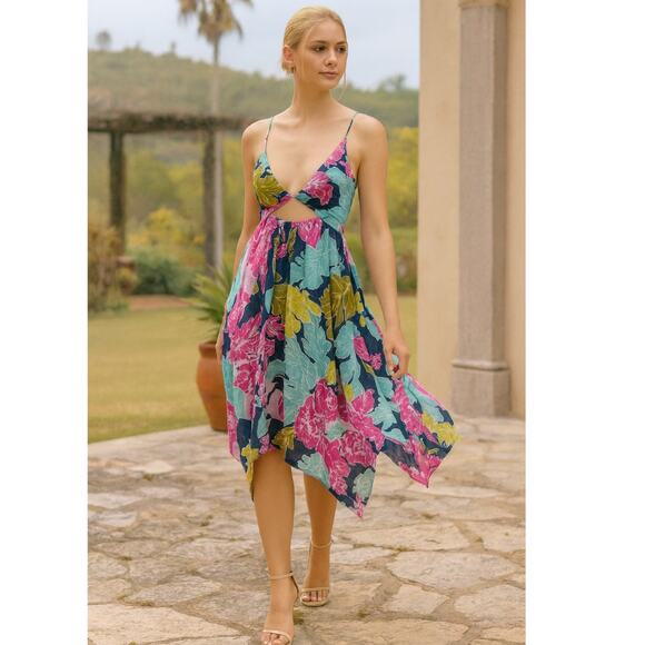 Anthropologie Alani Maxi Cover Up Dress Small NWT - Picture 1 of 11